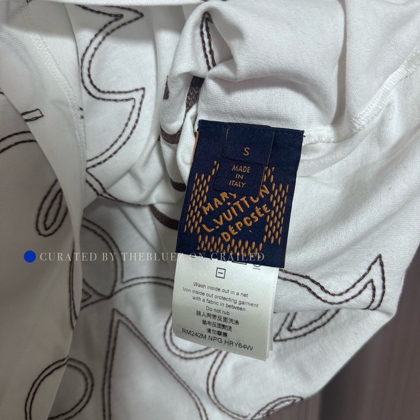 Louis Vuitton White Short Sleeve Graphic T-Shirt Size US S / EU 44-46 / 1 - 4 Thumbnail