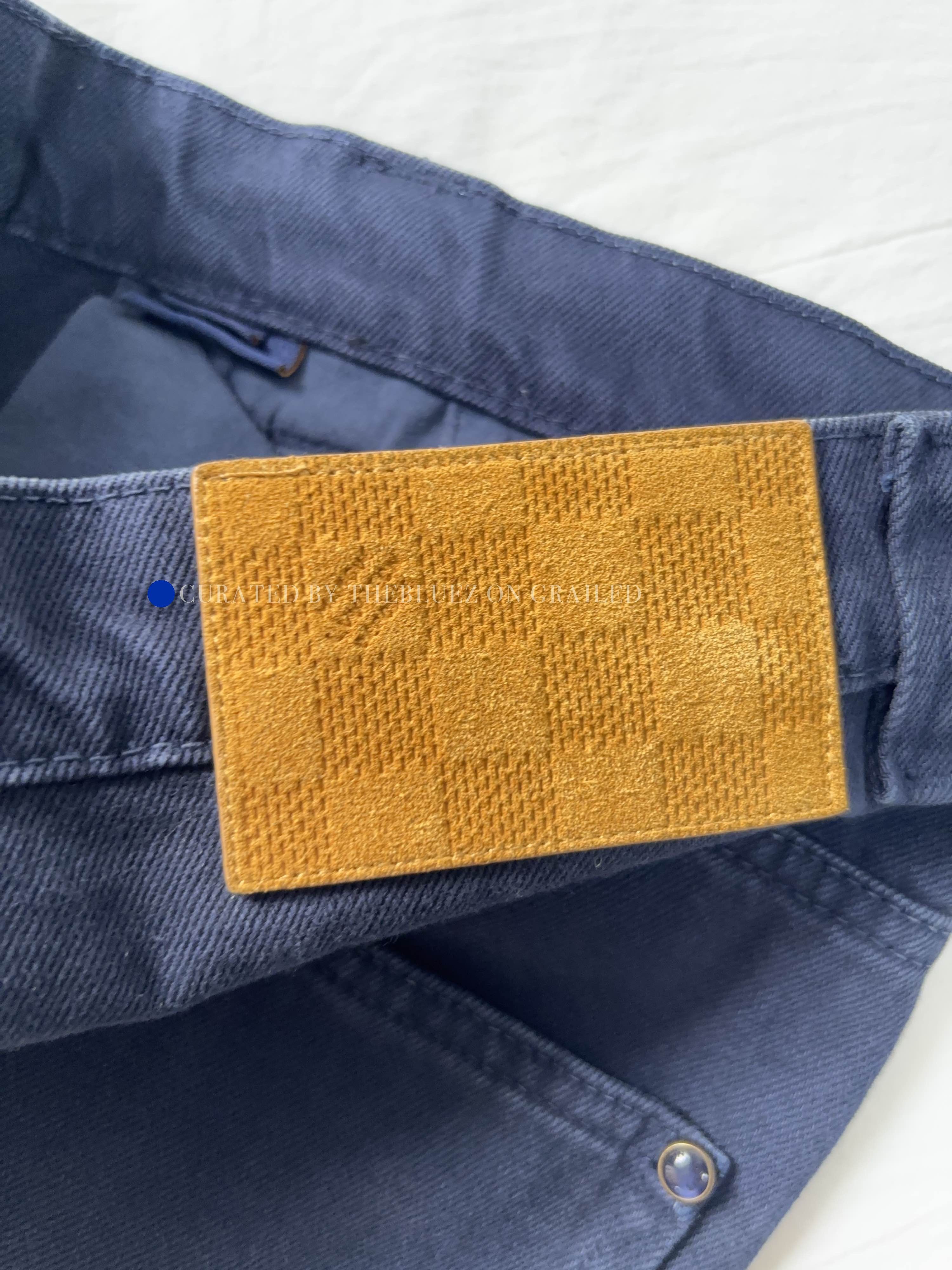 Louis Vuitton Blue Casual Cargo Pants Size 30 Size US 30 / EU 46 - 7 Thumbnail