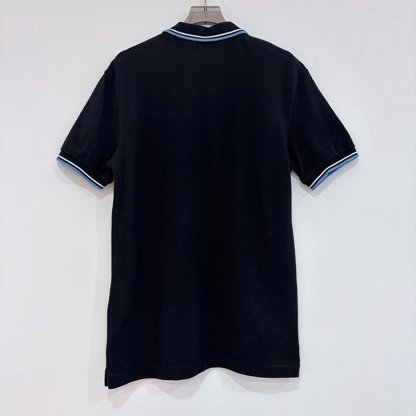 Prada Blue Short-Sleeve Polo Shirt Size US M / EU 48-50 / 2 - 2 Thumbnail