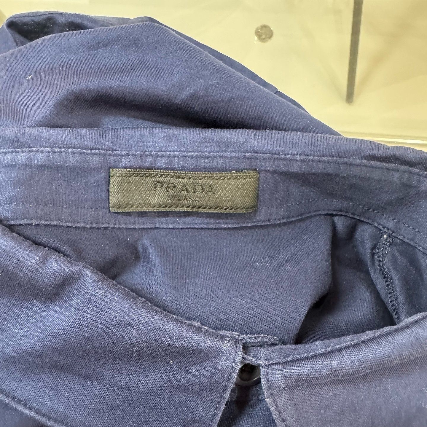 Prada Blue Short Sleeve Polo Shirt Size M Size US M / EU 48-50 / 2 - 3 Thumbnail