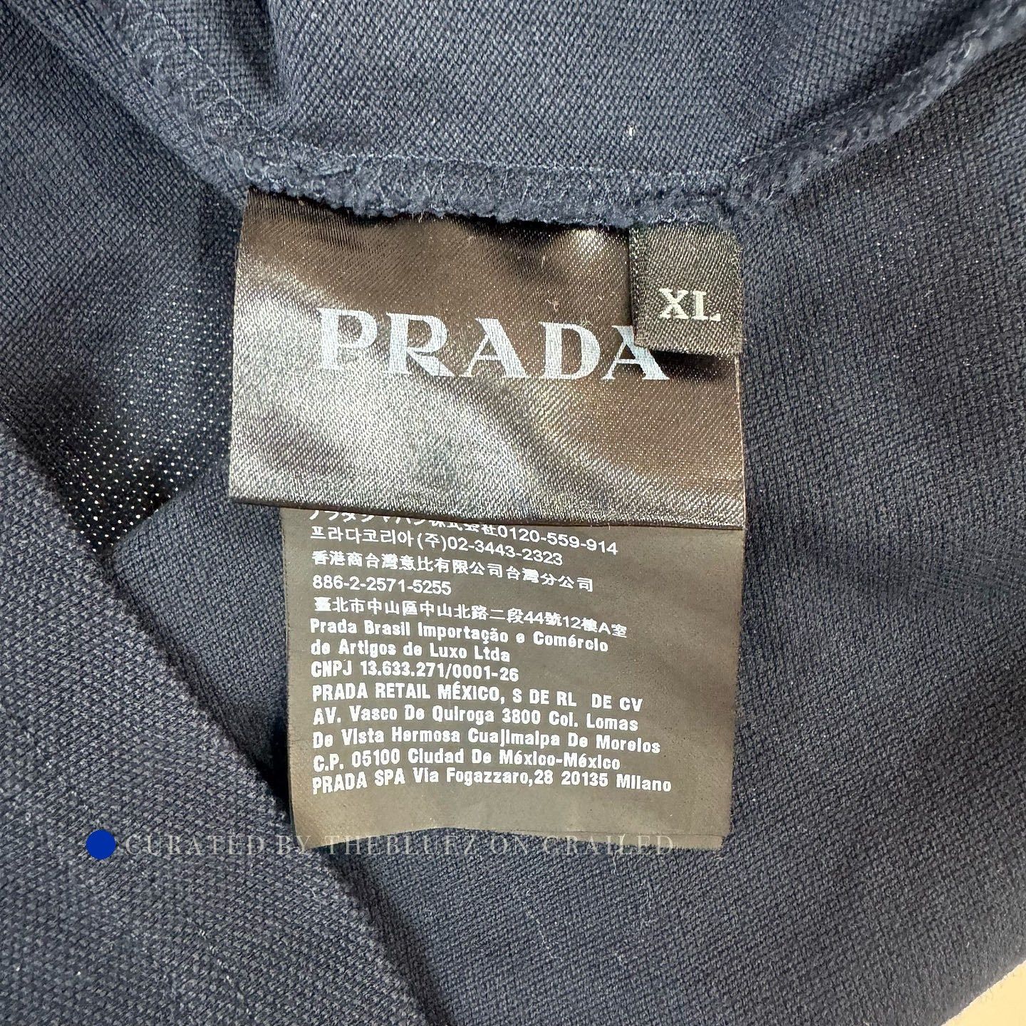 Prada Blue Short-Sleeve Polo Shirt - XL Size US XL / EU 56 / 4 - 4 Thumbnail