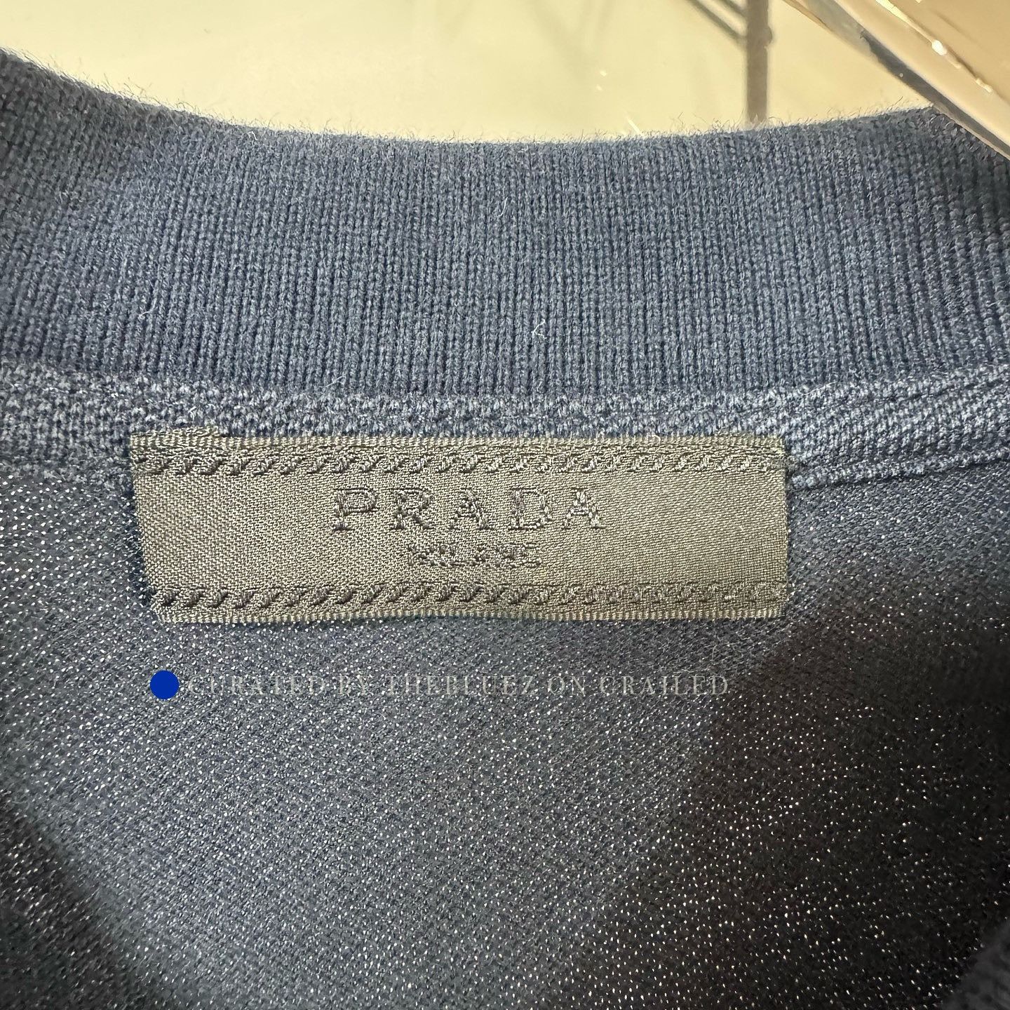 Prada Blue Short-Sleeve Polo Shirt - XL Size US XL / EU 56 / 4 - 3 Thumbnail