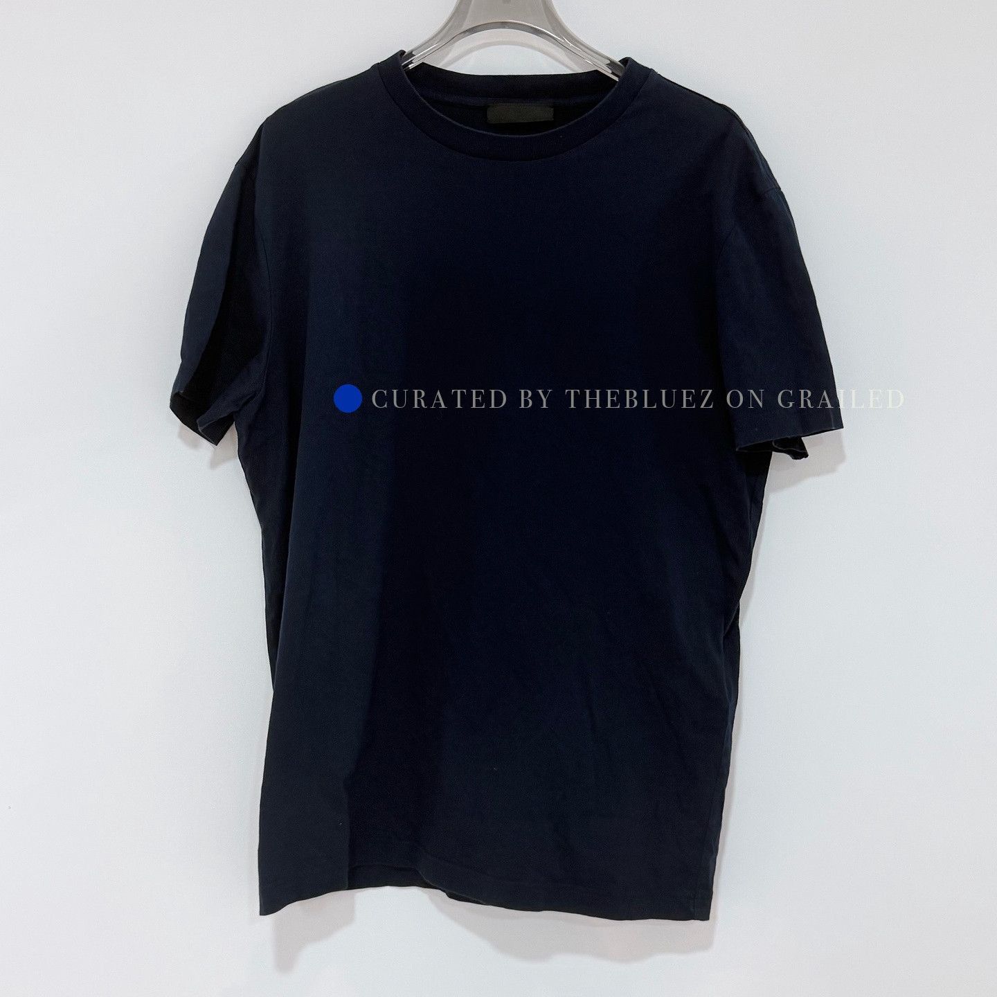 Prada Black Short-Sleeve Crewneck Shirt Size US L / EU 52-54 / 3 - 2 Thumbnail