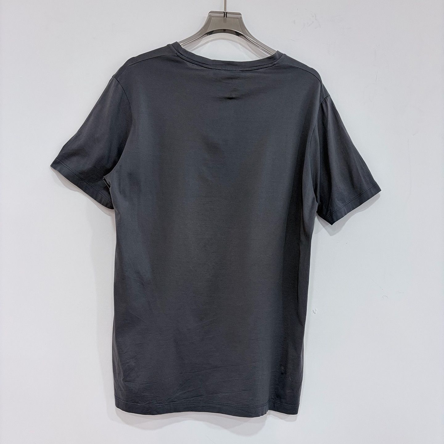 Prada Gray Short-Sleeve T-Shirt with Chest Pocket Size US M / EU 48-50 / 2 - 2 Thumbnail