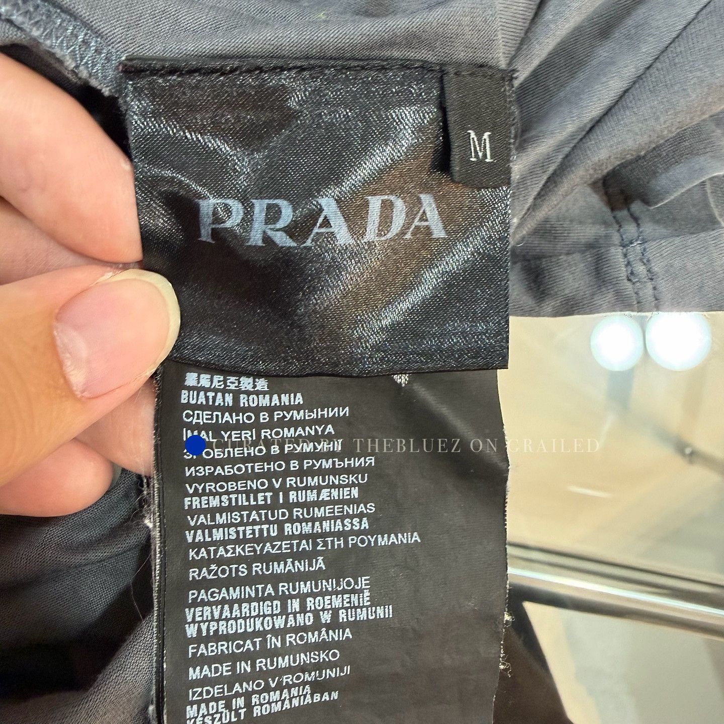 Prada Gray Short-Sleeve T-Shirt with Chest Pocket Size US M / EU 48-50 / 2 - 4 Thumbnail