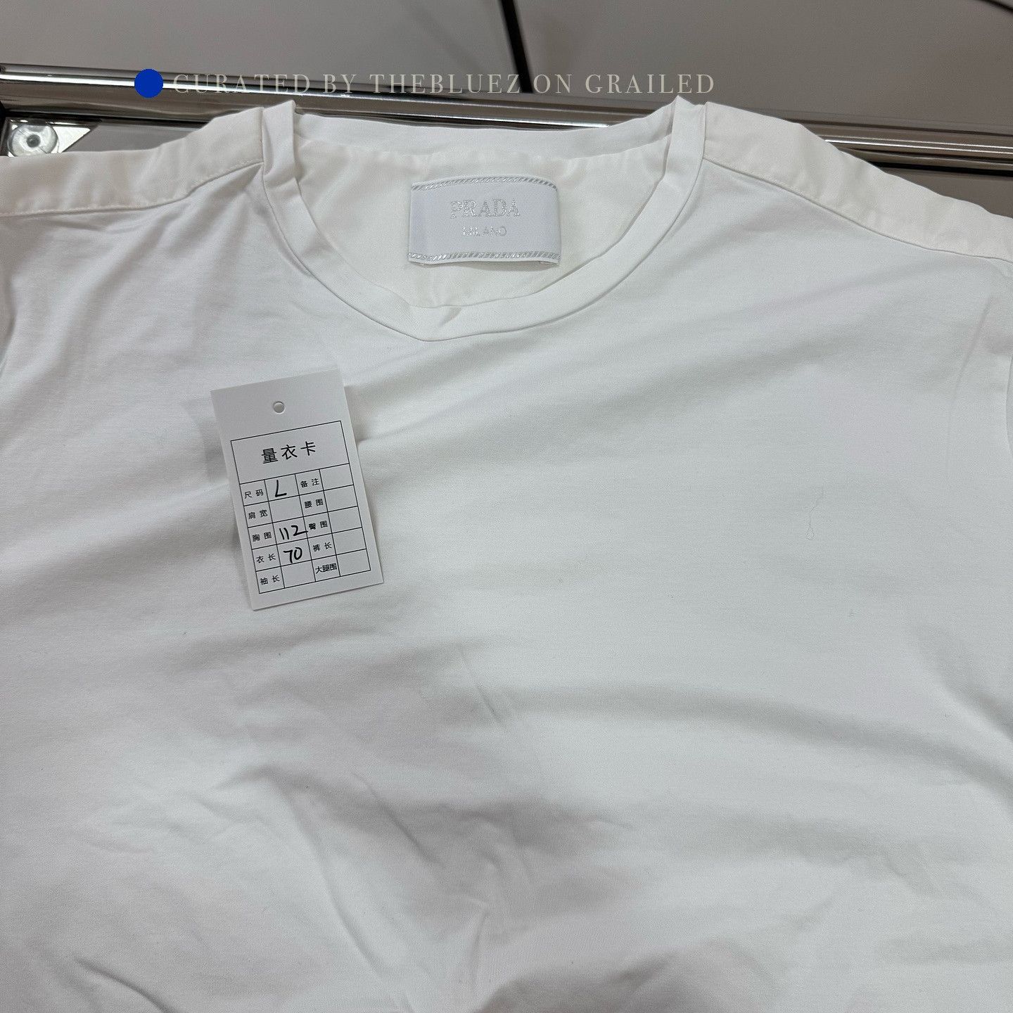 Prada White Long-Sleeve Shirt with Chest Pocket Size US L / EU 52-54 / 3 - 5 Thumbnail