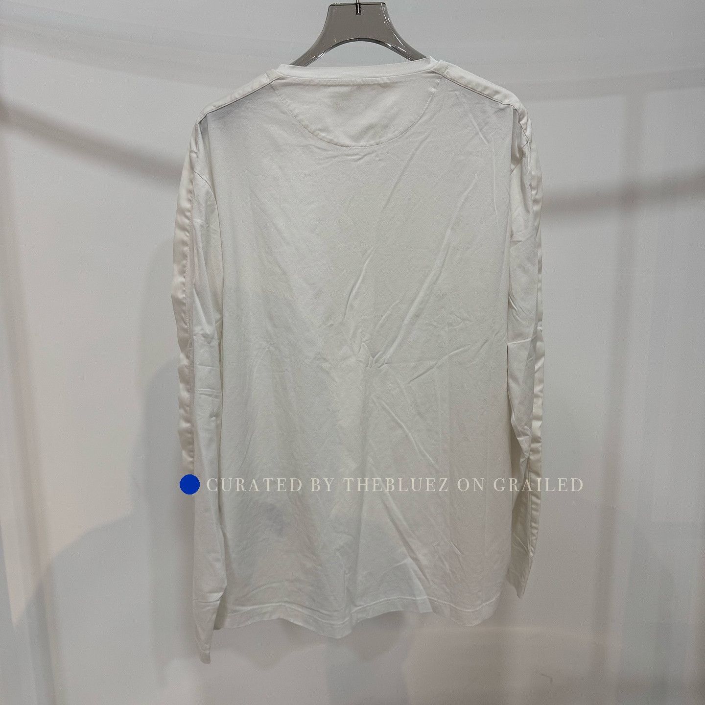 Prada White Long-Sleeve Shirt with Chest Pocket Size US L / EU 52-54 / 3 - 2 Thumbnail