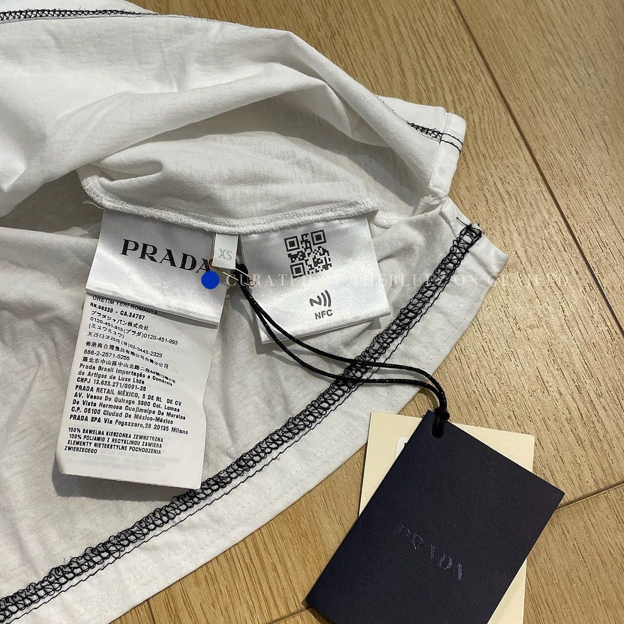 Prada White Short Sleeve Pocket T-Shirt Size US XS / EU 42 / 0 - 5 Thumbnail