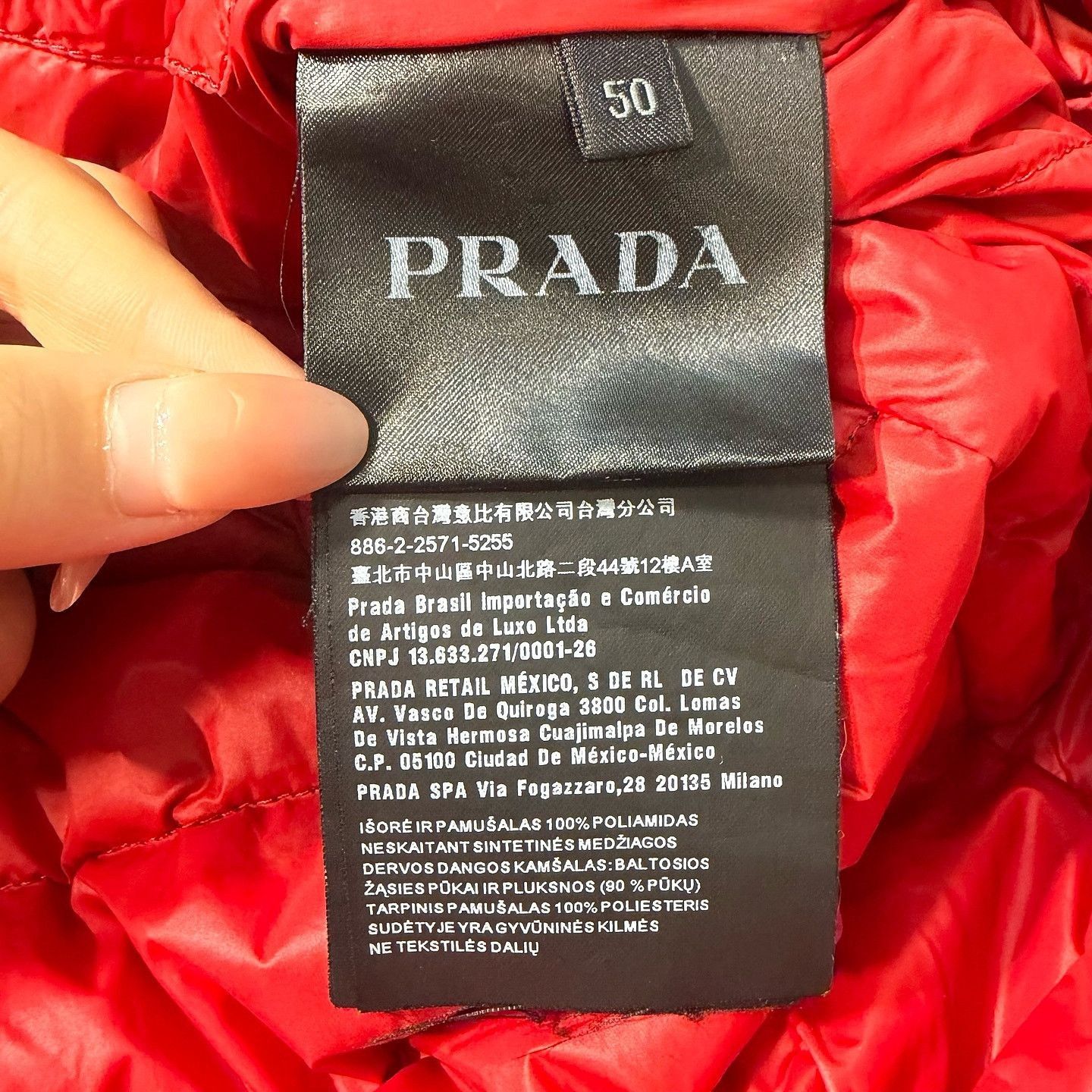 Prada Blue Quilted Hooded Jacket - Size M Size US M / EU 48-50 / 2 - 4 Thumbnail