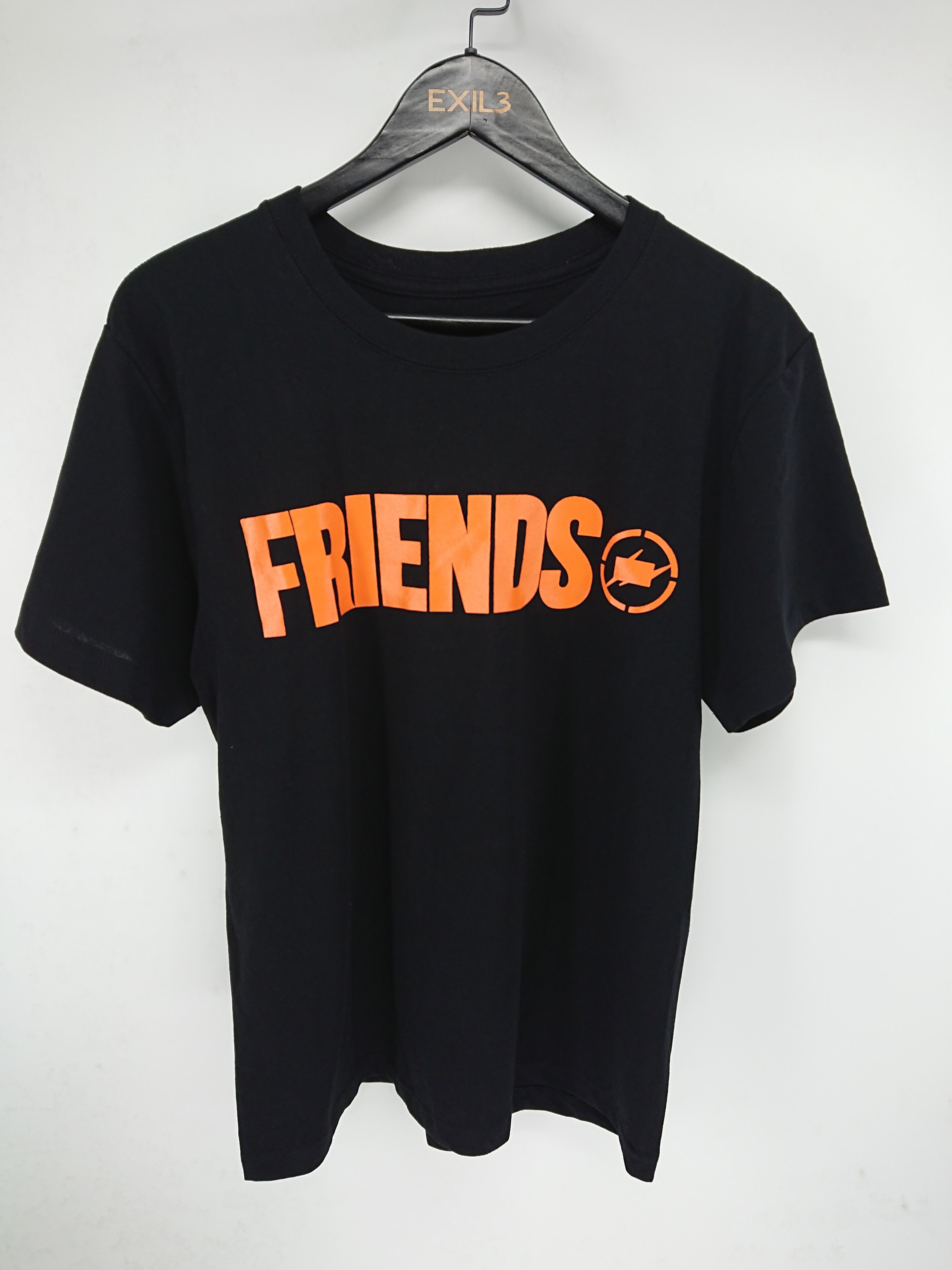 Vlone Vlone x Fragment Friends Tee (Black/Orange) | Grailed