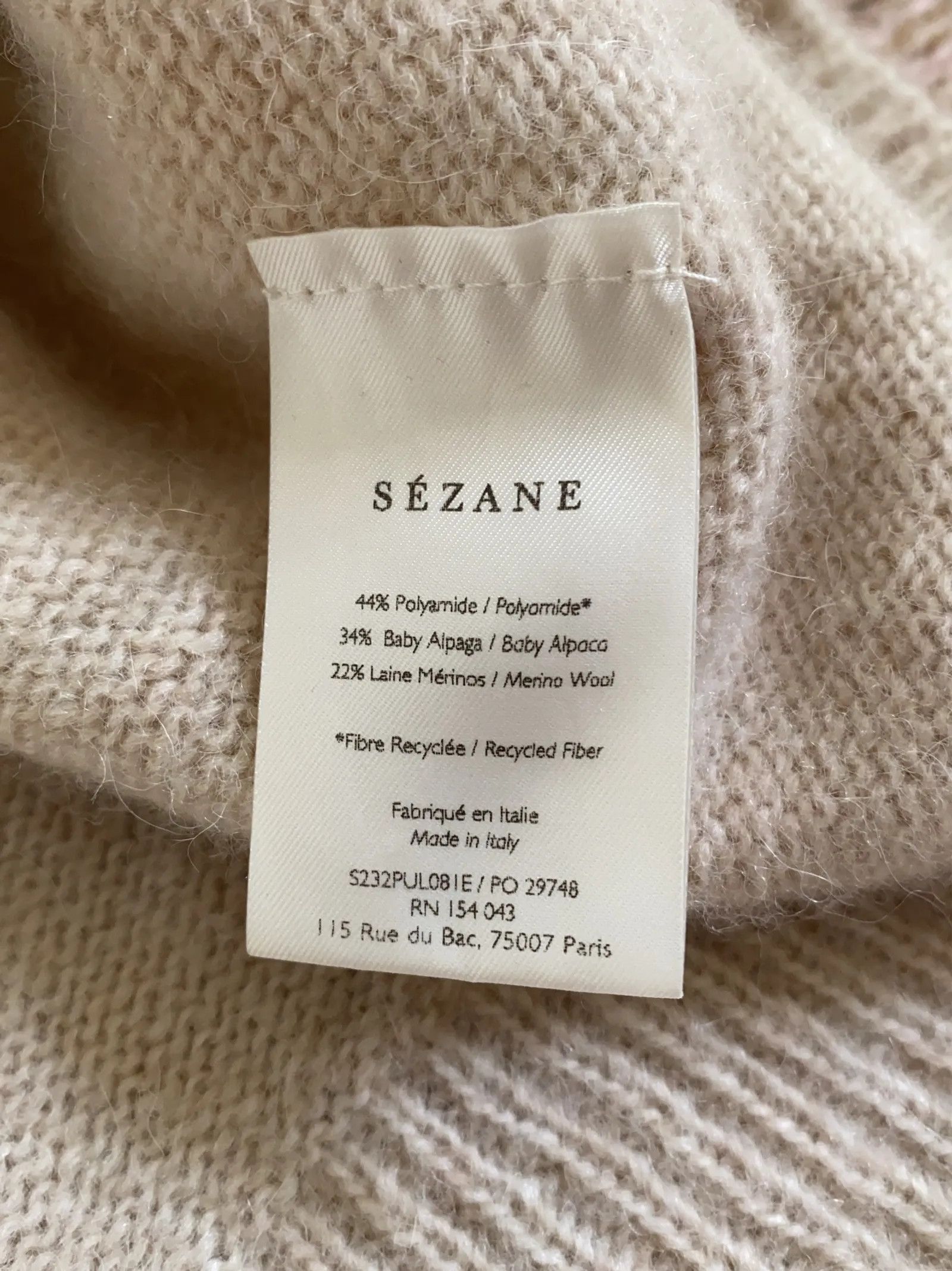 Sezane Sézane Vest Size M / US 6-8 / IT 42-44 - 3 Thumbnail