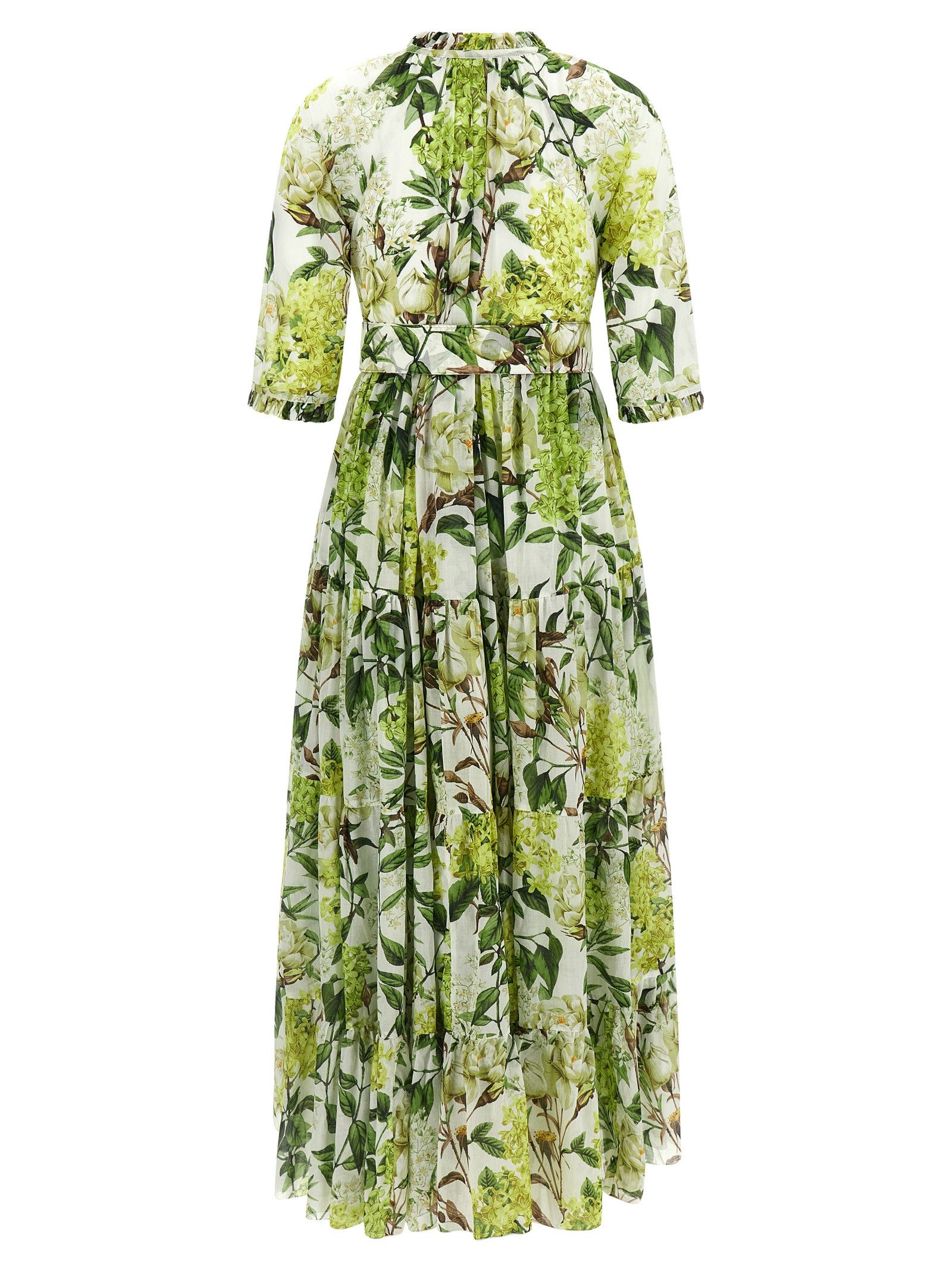 Samantha Sung 'Eden' long dress in cotton muslin with all print Size M / US 6-8 / IT 42-44 - 3 Thumbnail