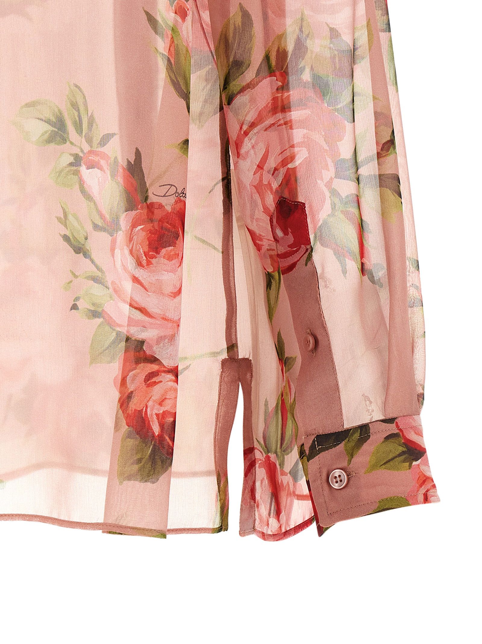 Dolce & Gabbana 'Bouquet Rose' shirt Size M / US 6-8 / IT 42-44 - 4 Thumbnail