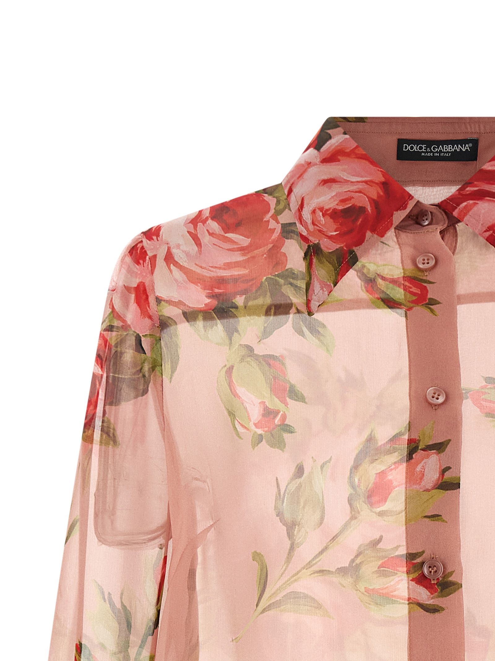 Dolce & Gabbana 'Bouquet Rose' shirt Size M / US 6-8 / IT 42-44 - 3 Thumbnail
