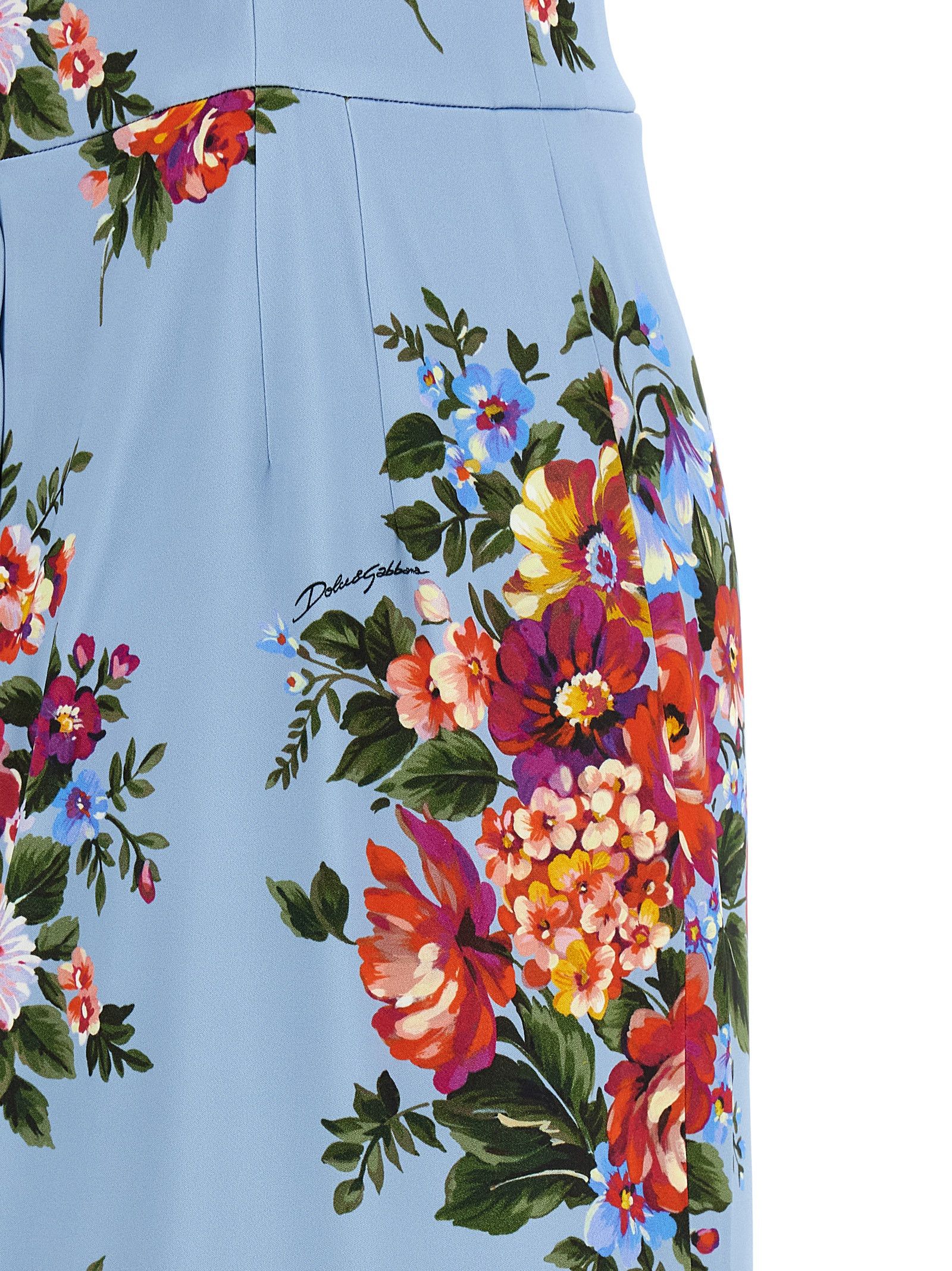 Dolce & Gabbana 'Mazzo di Fiori' print dress Size XL / US 12-14 / IT 48-50 - 4 Thumbnail
