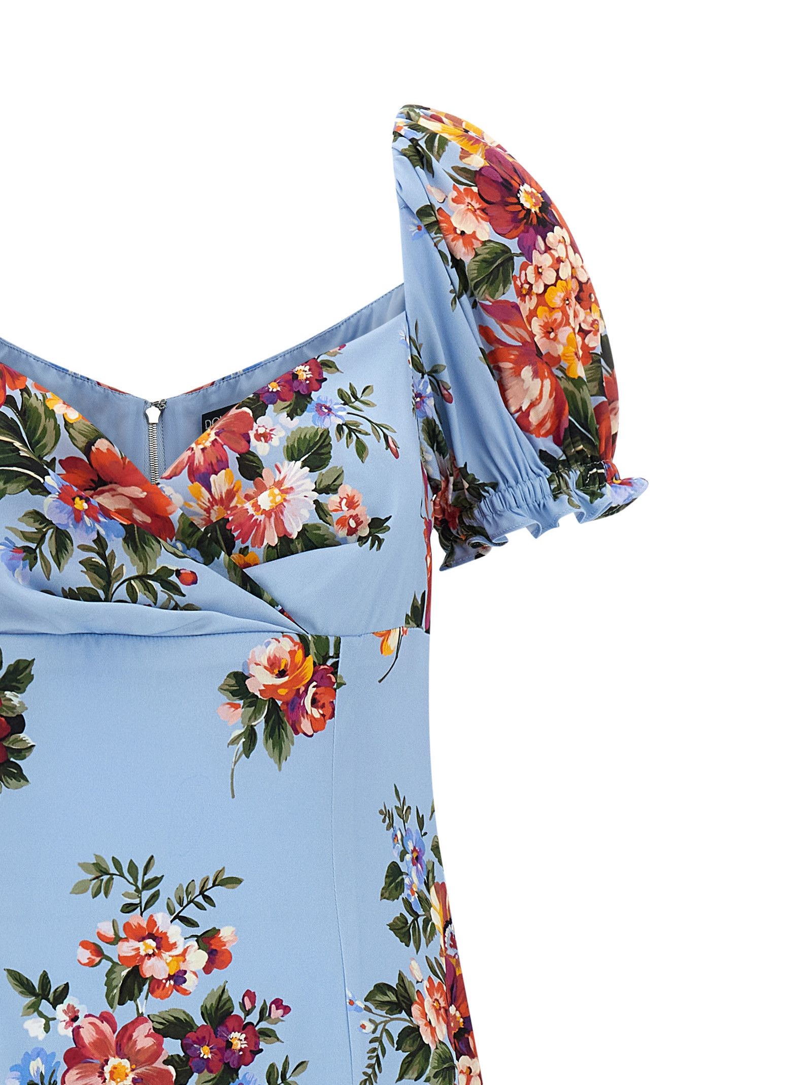 Dolce & Gabbana 'Mazzo di fiori' print dress Size L / US 10 / IT 46 - 3 Thumbnail