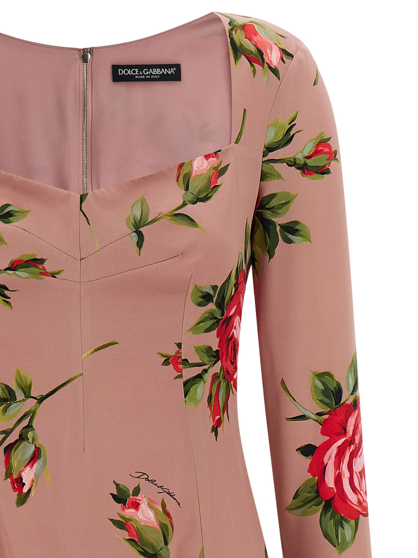 Dolce & Gabbana 'Bouquet Rose' dress Size M / US 6-8 / IT 42-44 - 3 Thumbnail