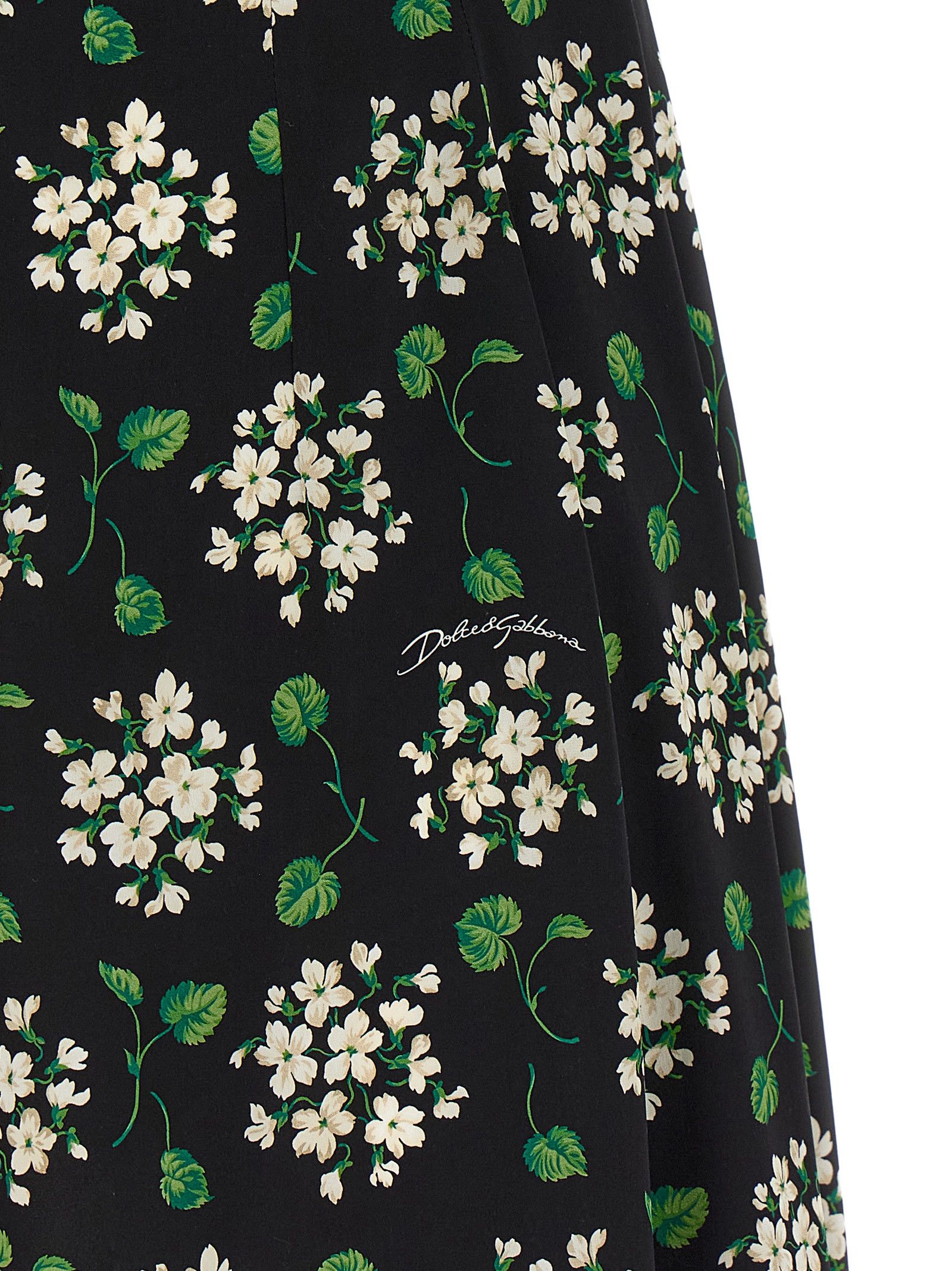 Dolce & Gabbana Flower print dress Size M / US 6-8 / IT 42-44 - 4 Thumbnail