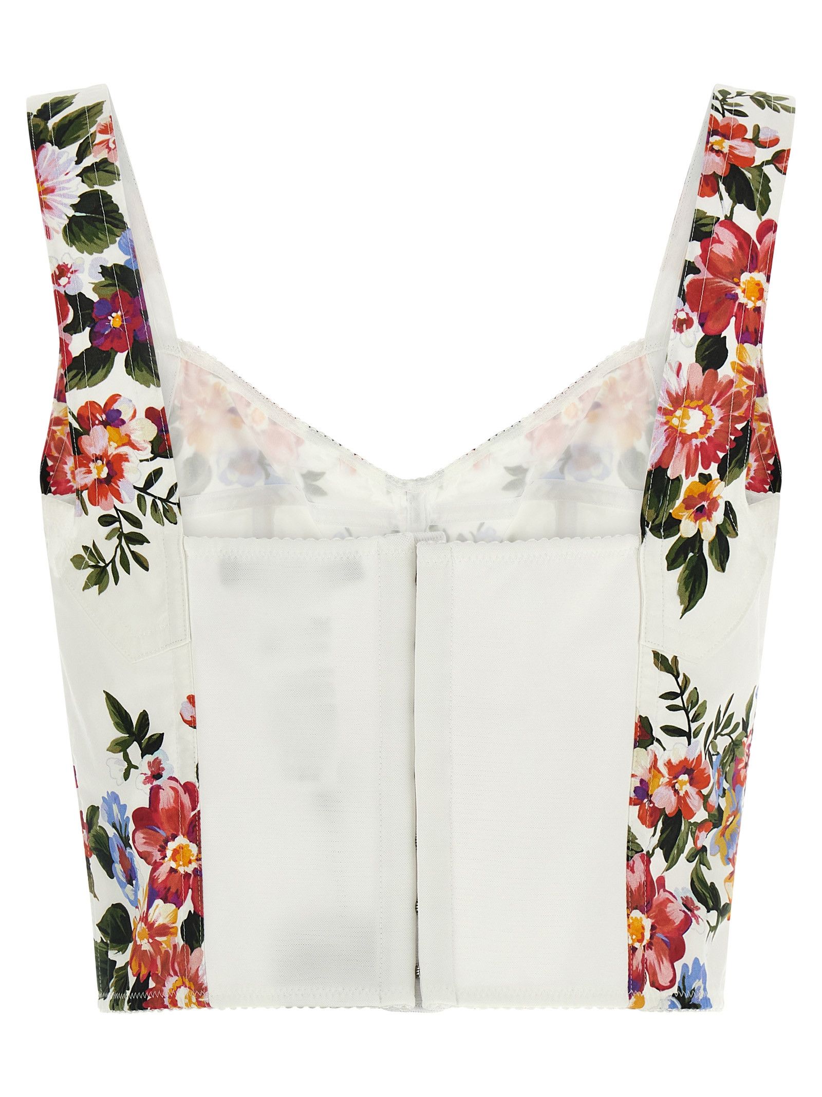 Dolce & Gabbana 'Mazzo di fiori' print top Size M / US 6-8 / IT 42-44 - 2 Thumbnail