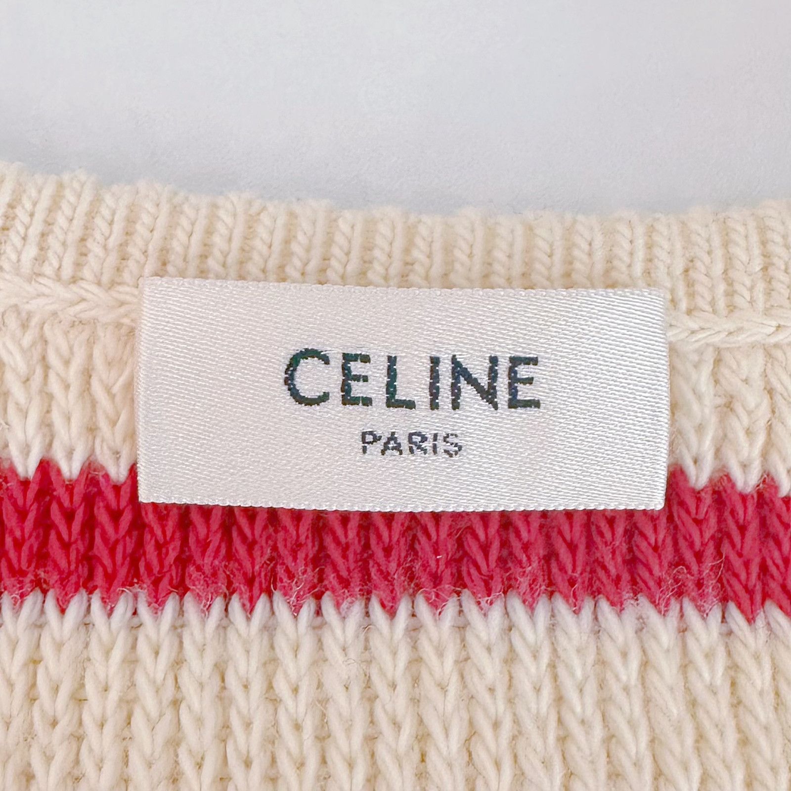 Celine Celine Striped Button-Up Sweater Size M Size M / US 6-8 / IT 42-44 - 3 Thumbnail