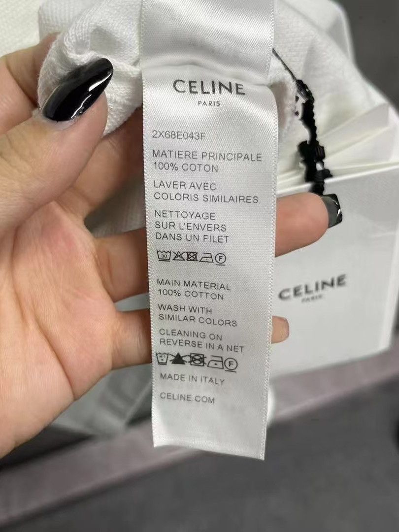 Celine CELINE Logo Polo Shirt Size S Size US S / EU 44-46 / 1 - 4 Thumbnail