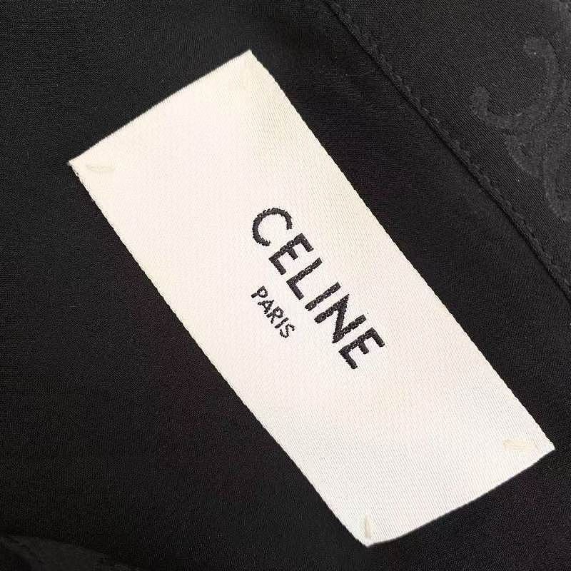 Celine Celine Triomphe Jacquard Silk Ruffle Dress Size 36 Size XS / US 0-2 / IT 36-38 - 3 Thumbnail