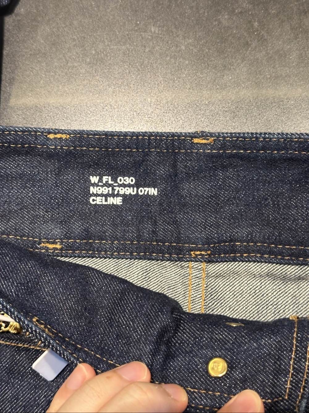 Celine Celine Gold Hardware Flare Jeans Size 26 Size 26" / US 2 / IT 38 - 3 Thumbnail