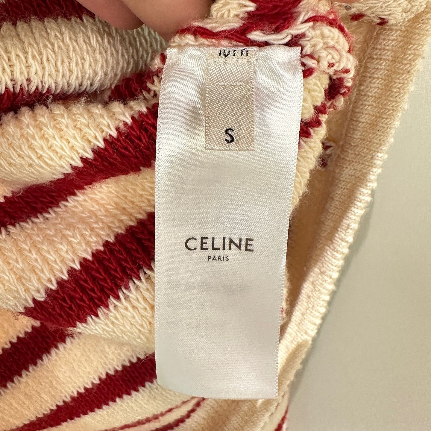 Celine Celine Striped Knit Cardigan Size S Size S / US 4 / IT 40 - 4 Thumbnail