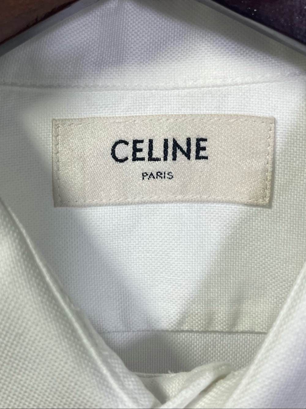 Celine Celine A Poem Embroidered Shirt Size S Size US S / EU 44-46 / 1 - 3 Thumbnail