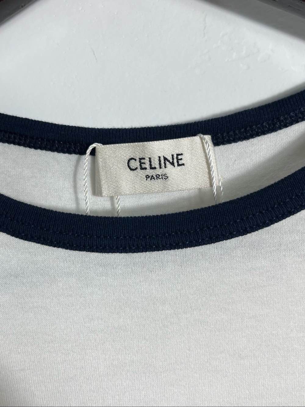 Celine Celine Triomphe Logo T-Shirt Size S Size S / US 4 / IT 40 - 3 Thumbnail