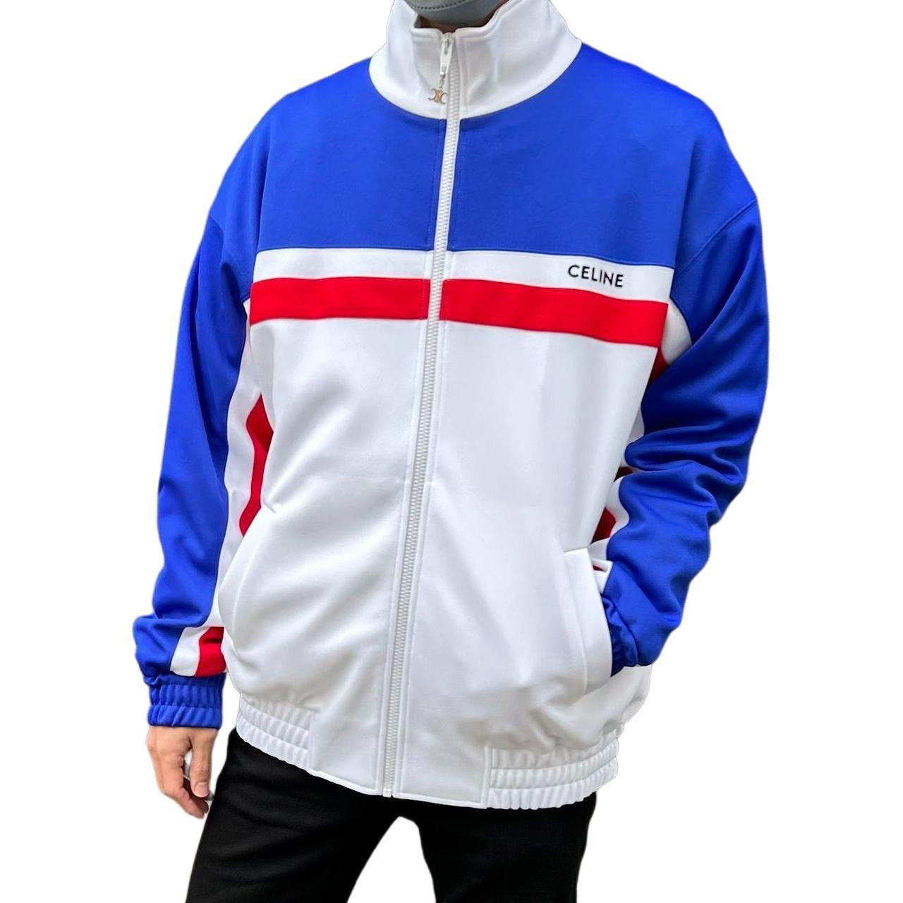 Celine Celine Tri-Color Track Jacket Size L Size US L / EU 52-54 / 3 - 6 Thumbnail