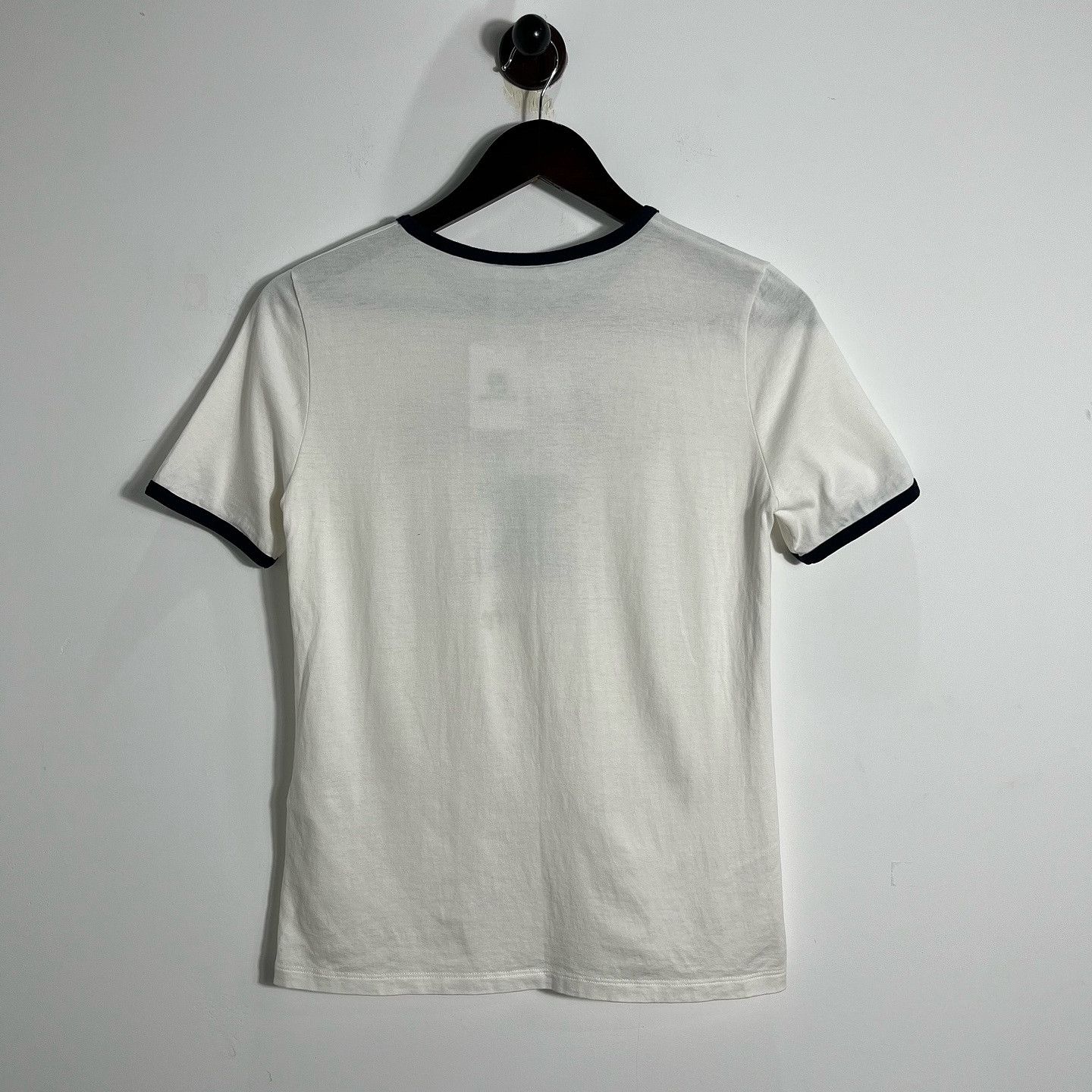 Celine Celine Triomphe Logo Ringer T-Shirt Size S Size S / US 4 / IT 40 - 2 Thumbnail
