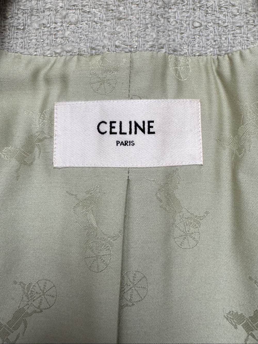 Celine CELINE Tweed Double Breasted Jacket Size 34 Size XS / US 0-2 / IT 36-38 - 3 Thumbnail