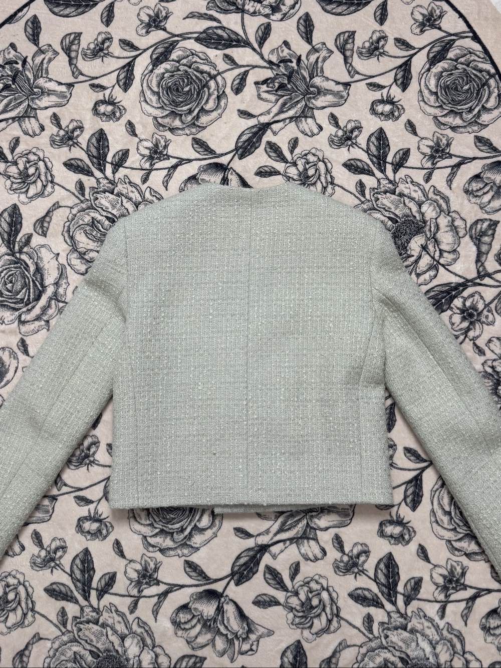Celine CELINE Tweed Double Breasted Jacket Size 34 Size XS / US 0-2 / IT 36-38 - 2 Thumbnail