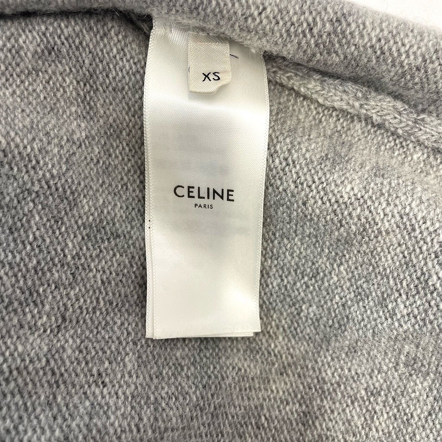 Celine Celine Logo Wool Cashmere Sweater Size XS Size XS / US 0-2 / IT 36-38 - 4 Thumbnail