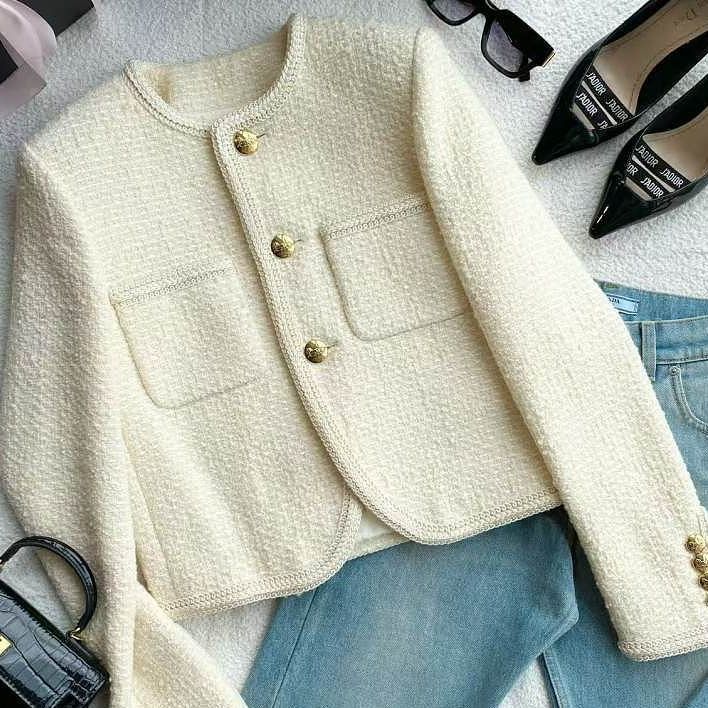 Celine Celine Boucle Tweed Jacket Size 34 Size XS / US 0-2 / IT 36-38 - 6 Thumbnail