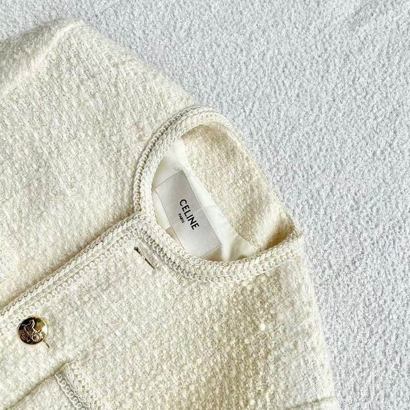 Celine Celine Boucle Tweed Jacket Size 34 Size XS / US 0-2 / IT 36-38 - 3 Thumbnail