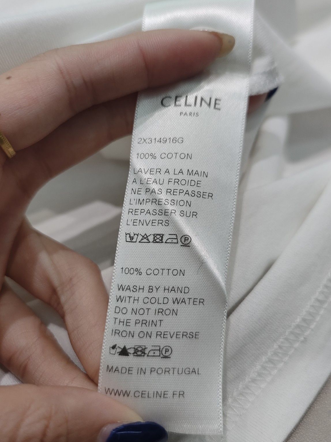 Celine CELINE Logo Short Sleeve T-Shirt Size S Size S / US 4 / IT 40 - 4 Thumbnail