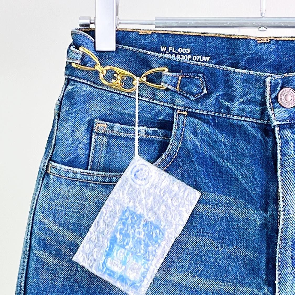 Celine Celine Chain Waist Jeans Size 27 Size 27" / US 4 / IT 40 - 5 Thumbnail