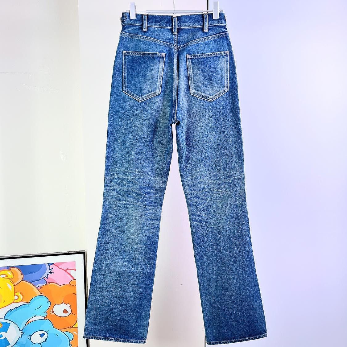 Celine Celine Chain Waist Jeans Size 27 Size 27" / US 4 / IT 40 - 2 Thumbnail