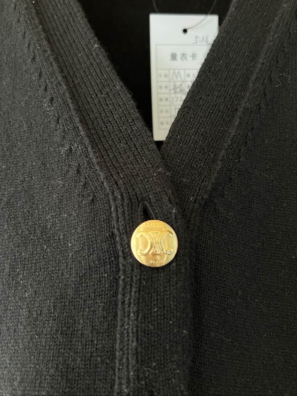 Celine Celine Triomphe Hardware Cashmere Cardigan Size M Size M / US 6-8 / IT 42-44 - 6 Thumbnail