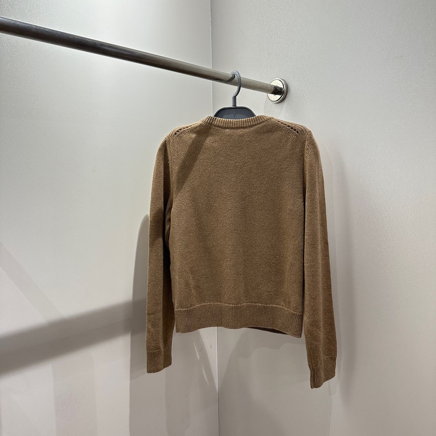 Celine Celine Brown Cashmere Button Up Sweater Size L Size L / US 10 / IT 46 - 2 Thumbnail