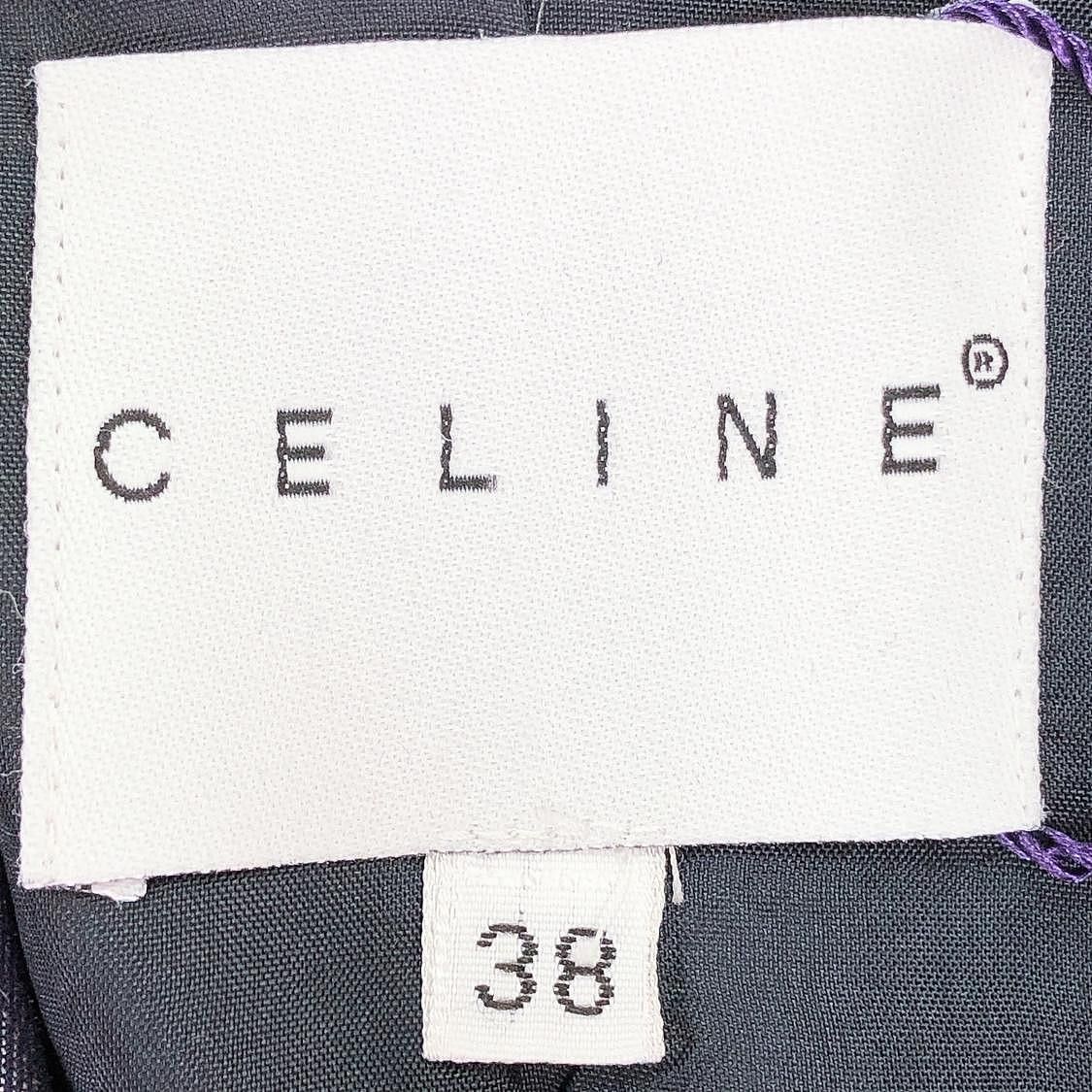 Celine CELINE Blue Blazer Size 38 Size S / US 4 / IT 40 - 3 Thumbnail
