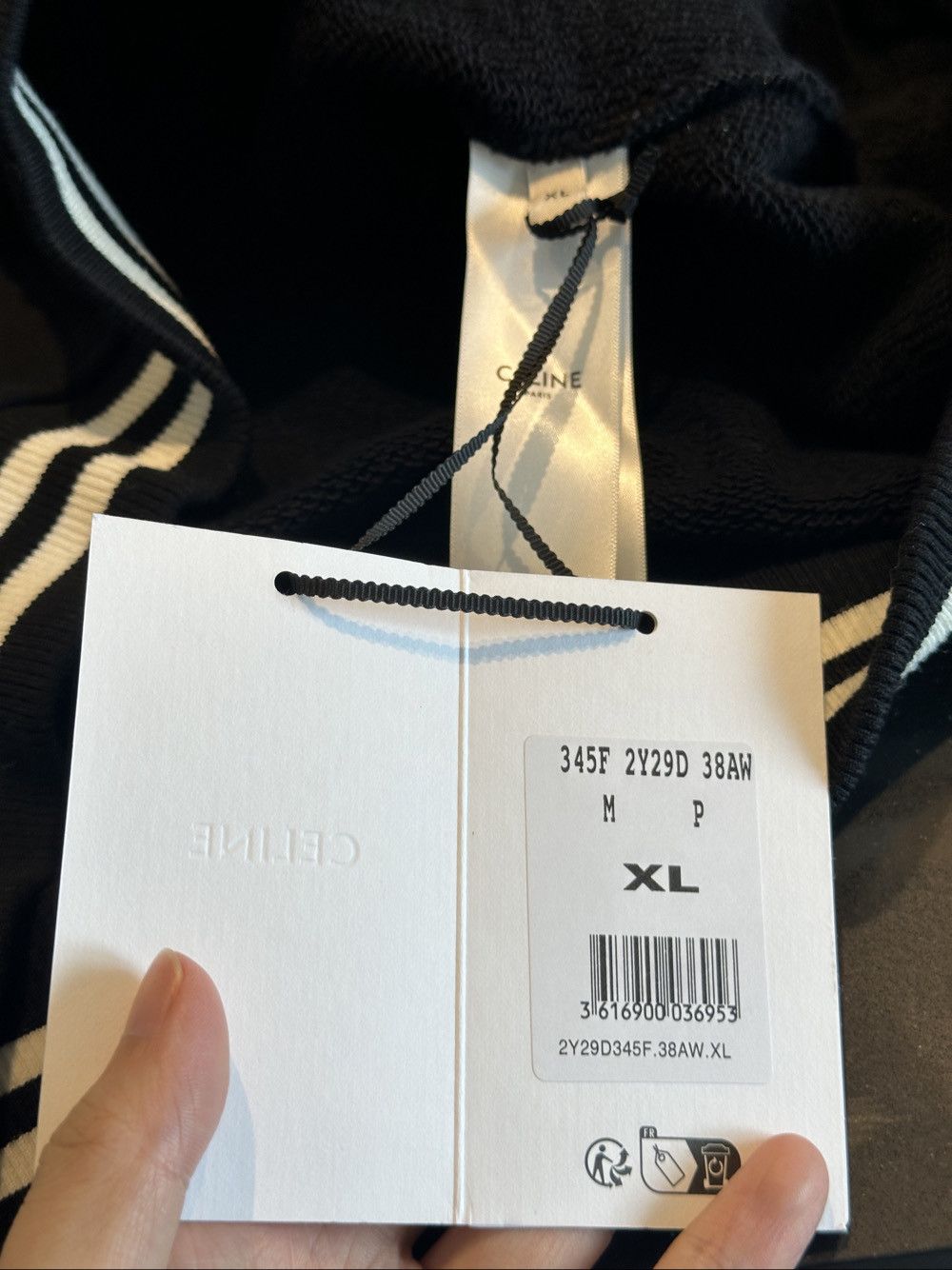 Celine CELINE Logo Letter Varsity Jacket Size XL Size US XL / EU 56 / 4 - 5 Thumbnail
