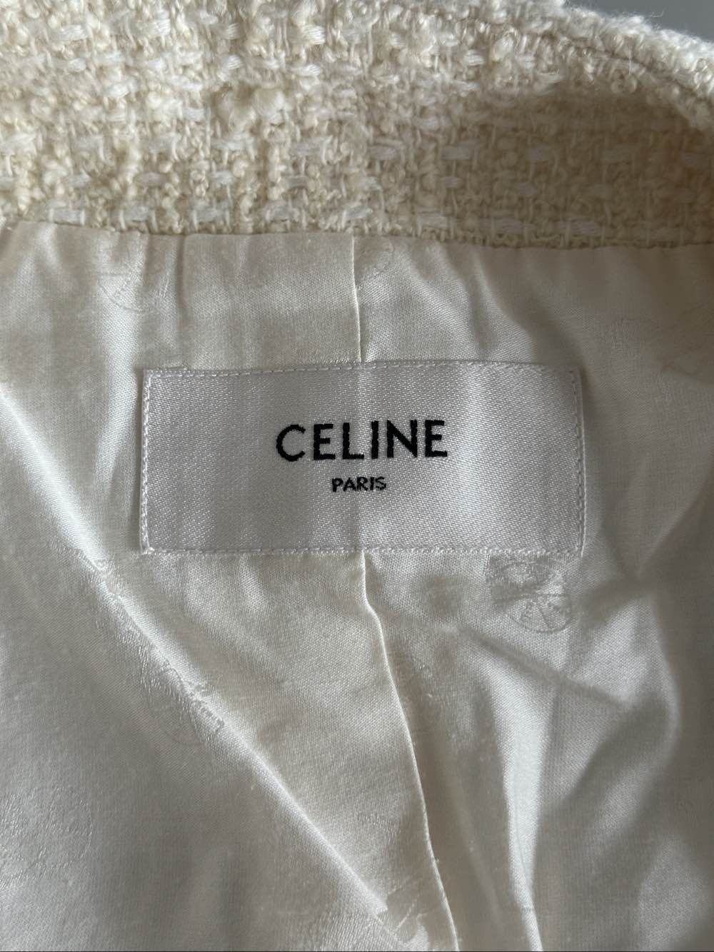 Celine Celine Bouclé Tweed Jacket Size 34 Size XS / US 0-2 / IT 36-38 - 3 Thumbnail