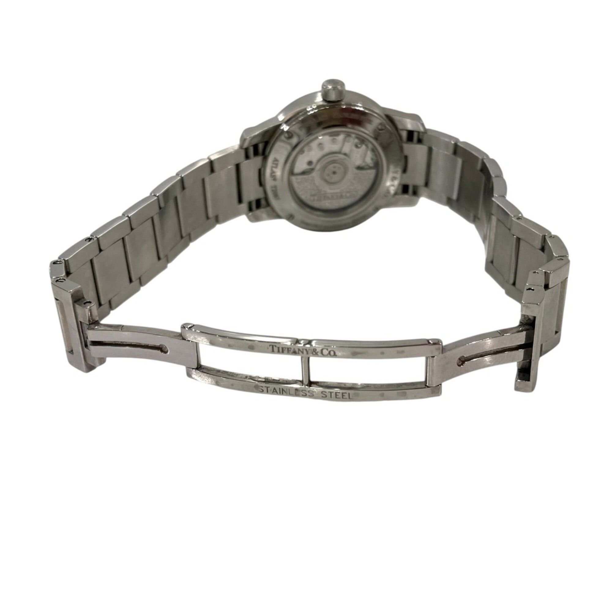 Tiffany & Co. Tiffany & Co. Atlas Dome Watch, Total Weight 64g, Stainless Steel, Automatic Movement, Silver Dial, Z1830.68.10A21A00A Size ONE SIZE - 7 Thumbnail