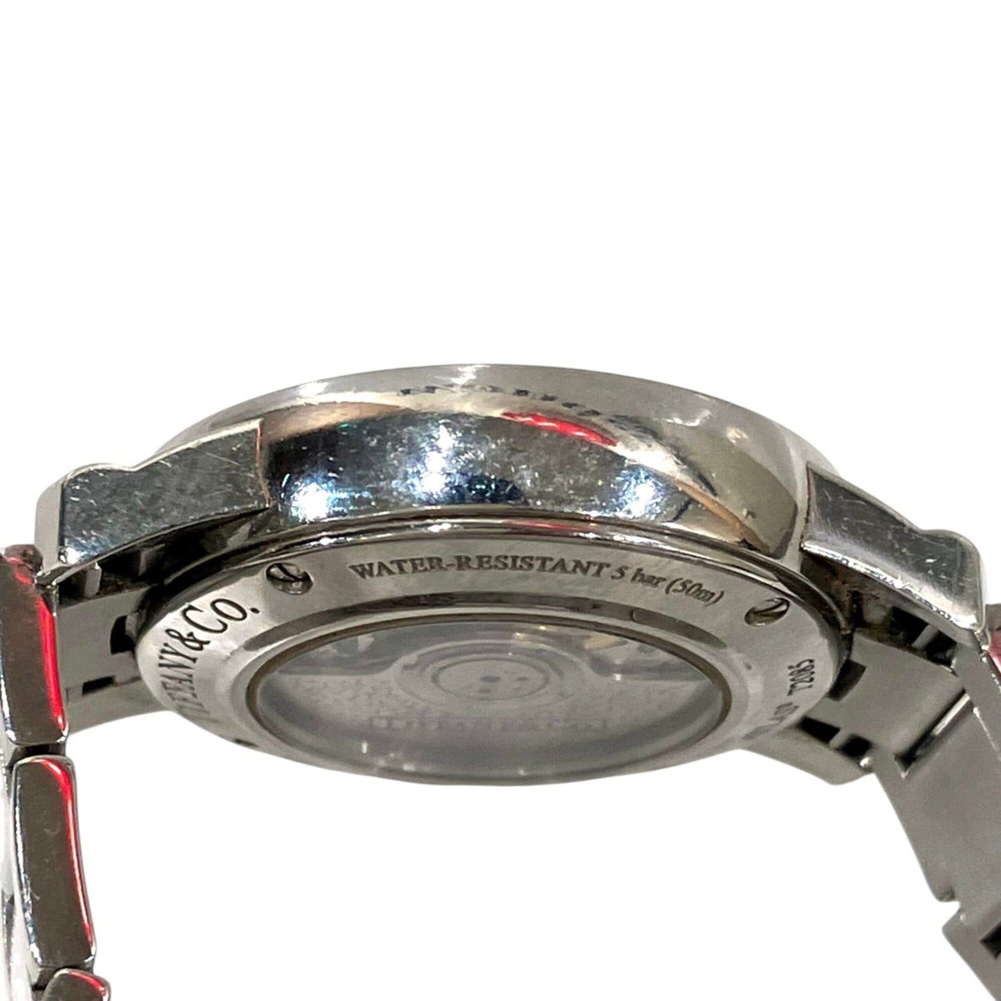 Tiffany & Co. Tiffany & Co. Atlas Dome Watch, Total Weight 64g, Stainless Steel, Automatic Movement, Silver Dial, Z1830.68.10A21A00A Size ONE SIZE - 9 Thumbnail