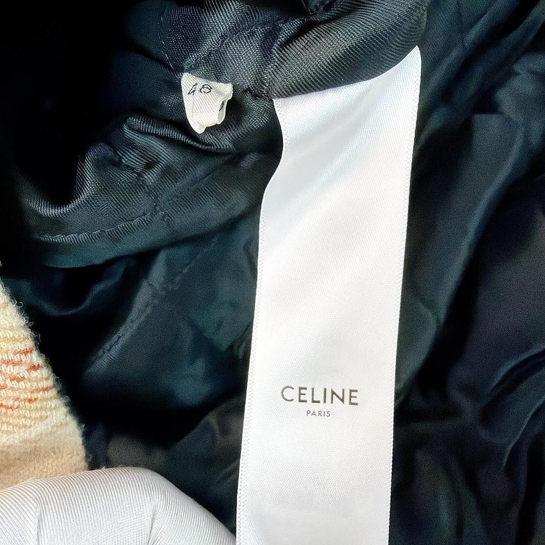 Celine CELINE Plaid Logo Hooded Shirt Jacket Size M Size US M / EU 48-50 / 2 - 4 Thumbnail