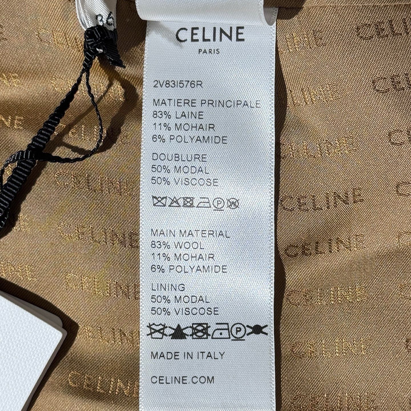 Celine Celine Wool Mohair Blend Jacket Size 36 Size XS / US 0-2 / IT 36-38 - 7 Thumbnail