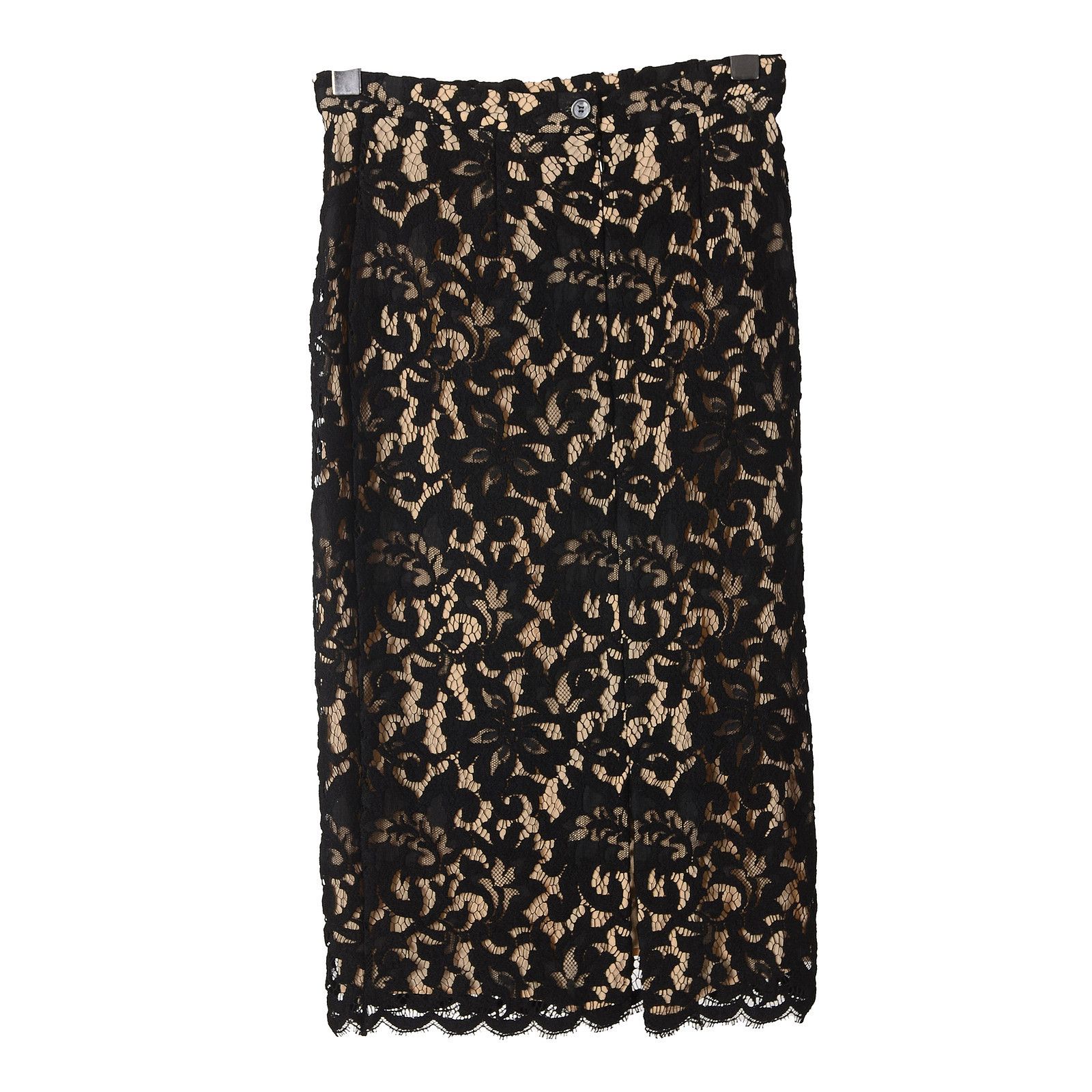 Celine Celine Lace Midi Skirt Black Size 38 Size 27" / US 4 / IT 40 - 2 Thumbnail